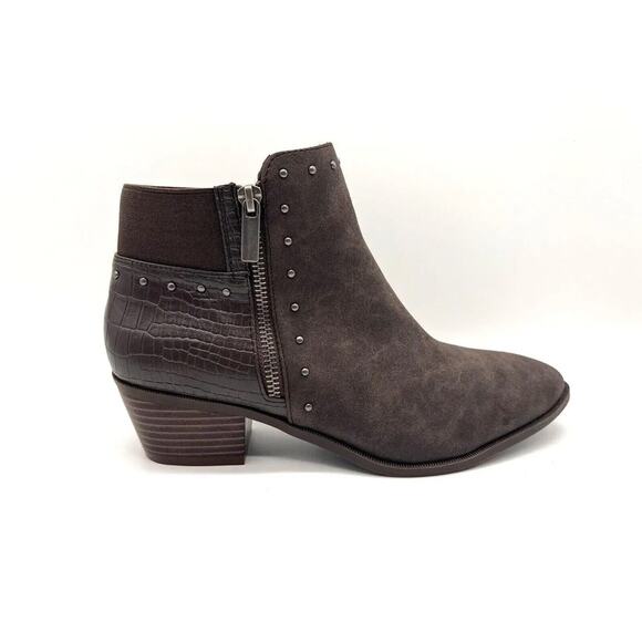 Market & Spruce NEW Women's Agria Zipper Bootie Expresso Brown Size 8.5 - Picture 1 of 9